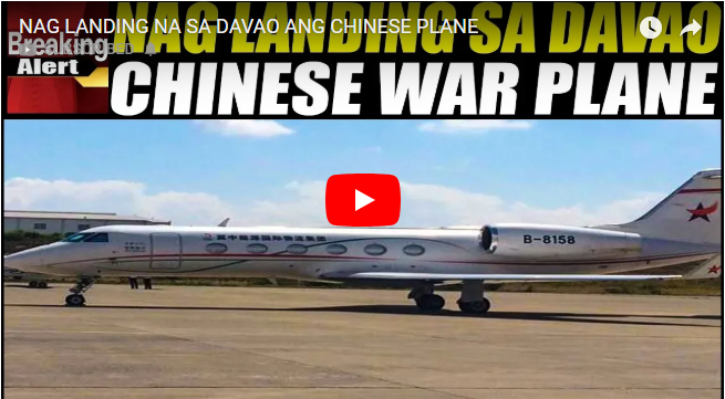 PANOORIN! NAKAKAGULAT NA BALITA NGAYONG UMAGA JUNE 11,2018 – NAG LANDING NA SA DAVAO ANG CHINESE PLANE…